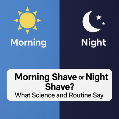 Morning Shave or Night Shave? What Science and Routine Say